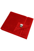 James & Nicholson Badetuch im dezenten Design orient-red