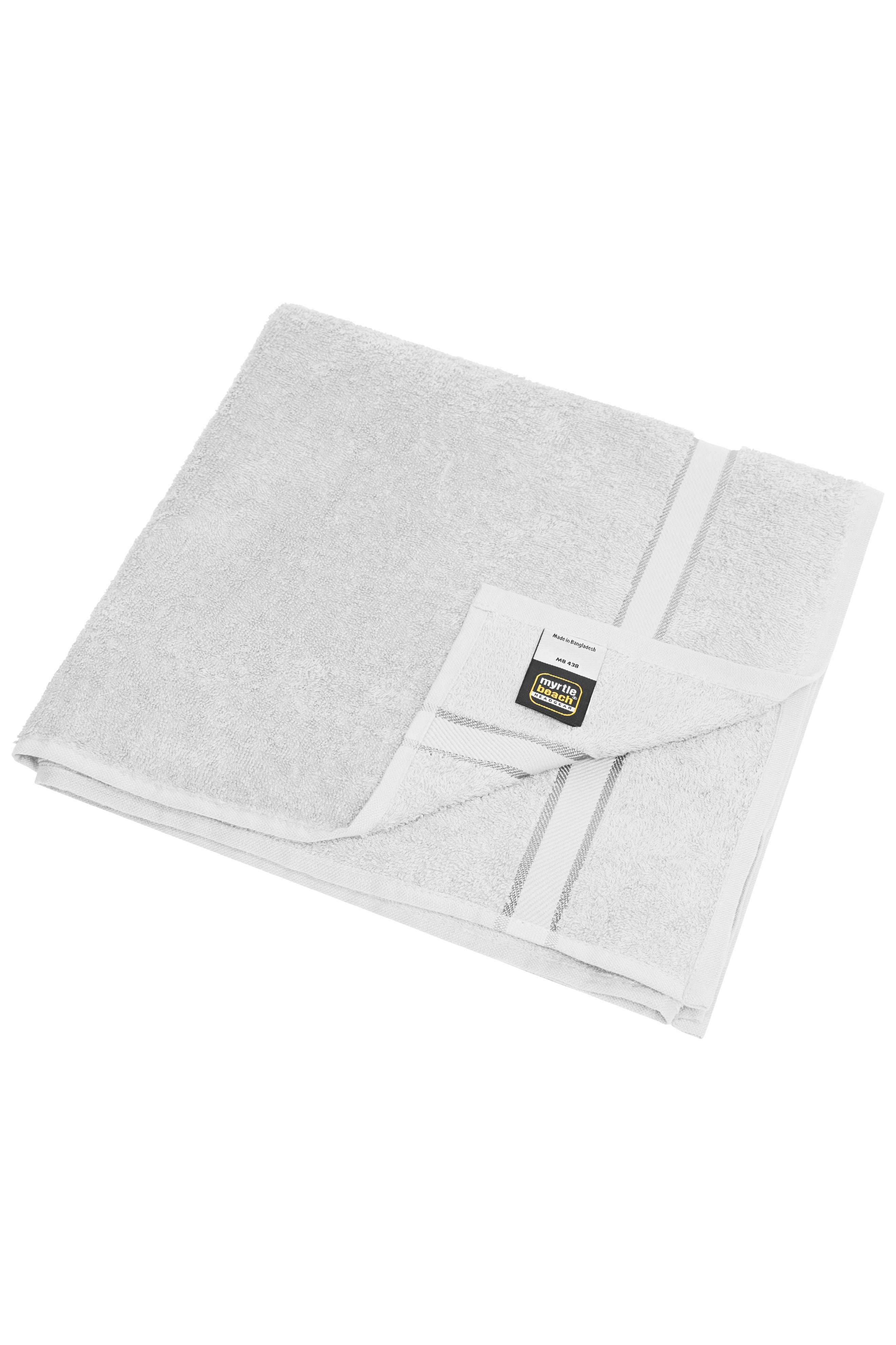 James & Nicholson Badetuch im dezenten Design white