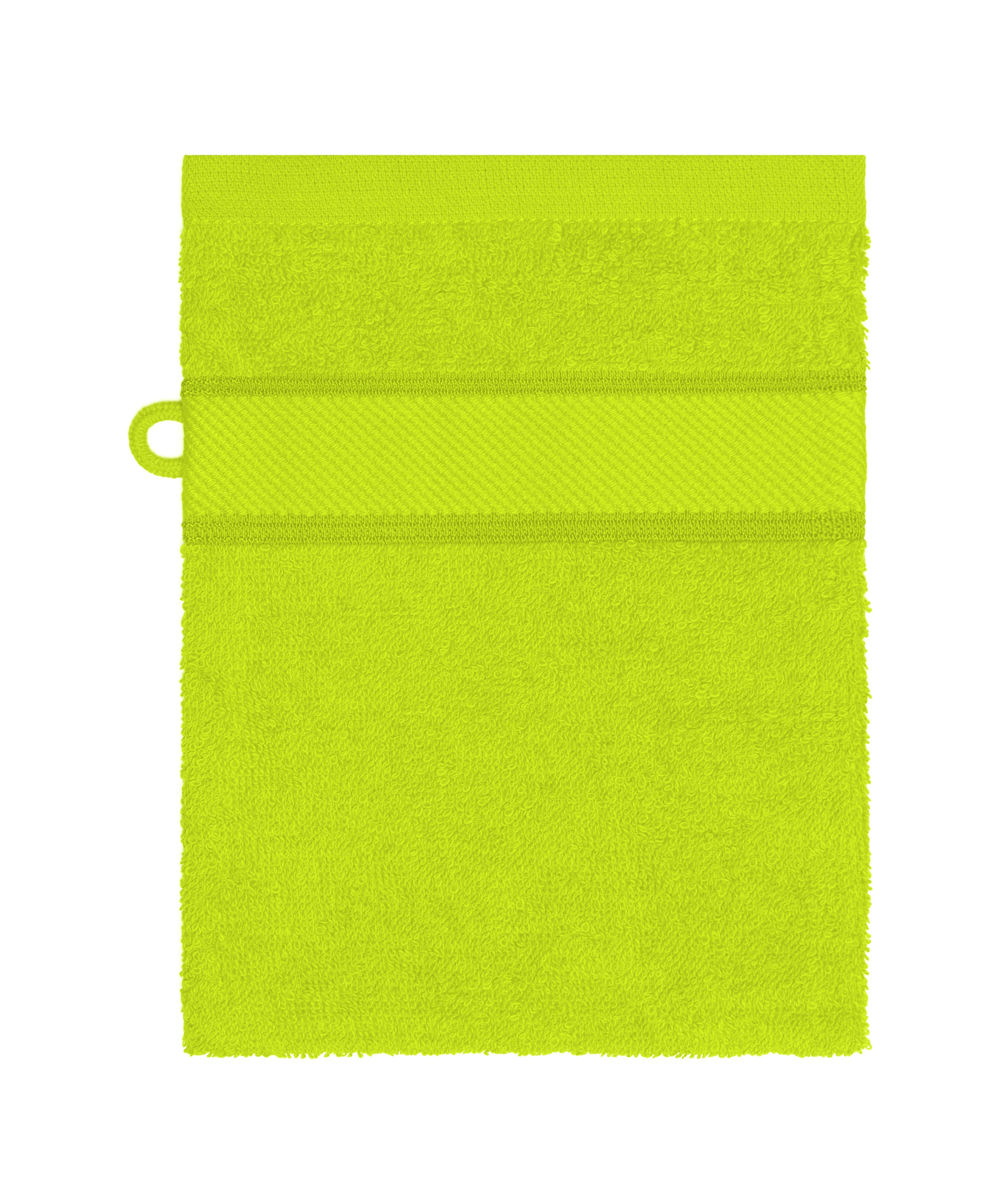 James & Nicholson Waschhandschuh im modischen Design acid-yellow