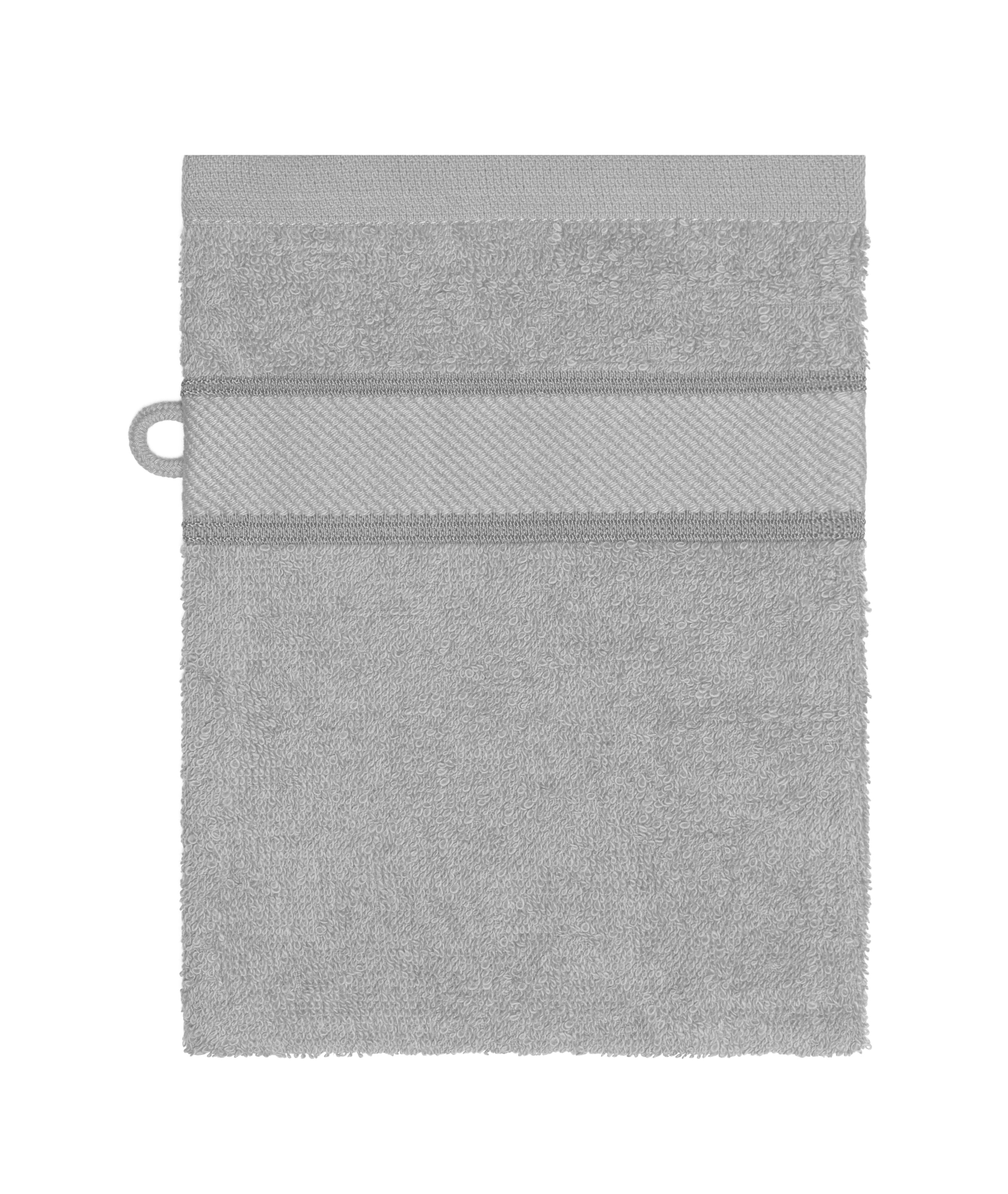 James & Nicholson Waschhandschuh im modischen Design silver