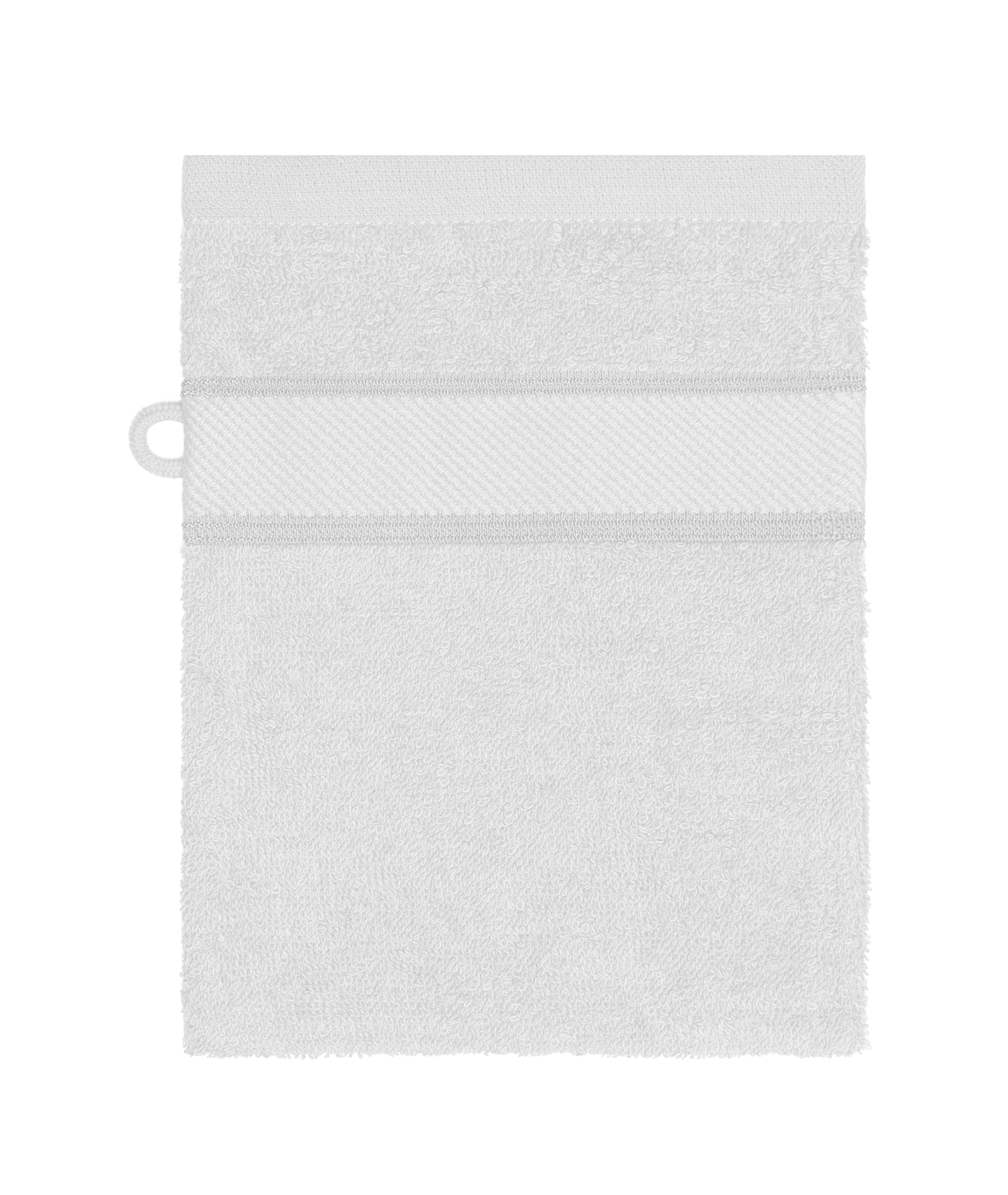 James & Nicholson Waschhandschuh im modischen Design white