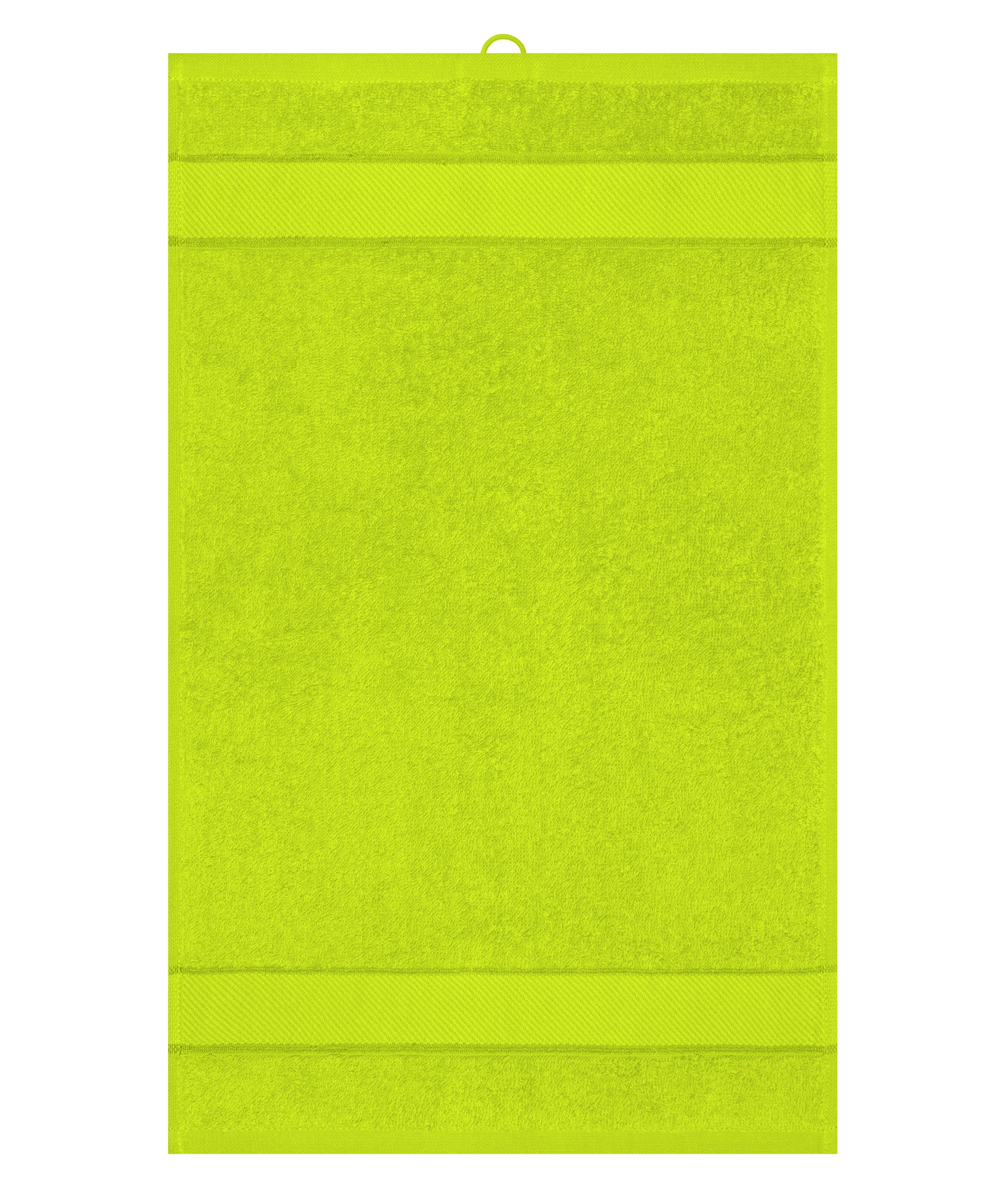 James & Nicholson Gästehandtuch im modischen Design acid-yellow