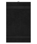 James & Nicholson Gästehandtuch im modischen Design black