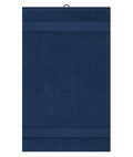 James & Nicholson Gästehandtuch im modischen Design navy