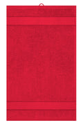 James & Nicholson Gästehandtuch im modischen Design red