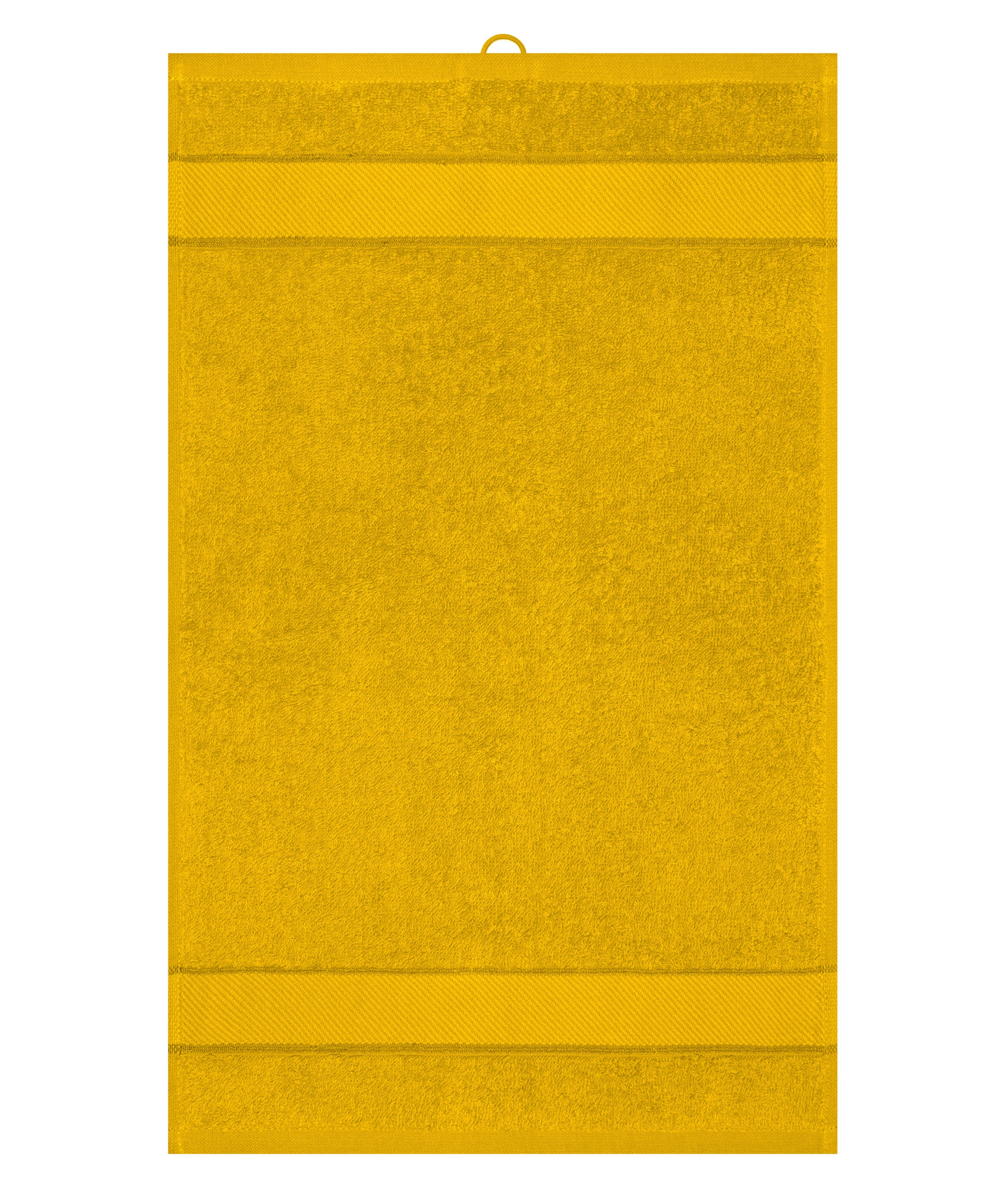 James & Nicholson Gästehandtuch im modischen Design yellow