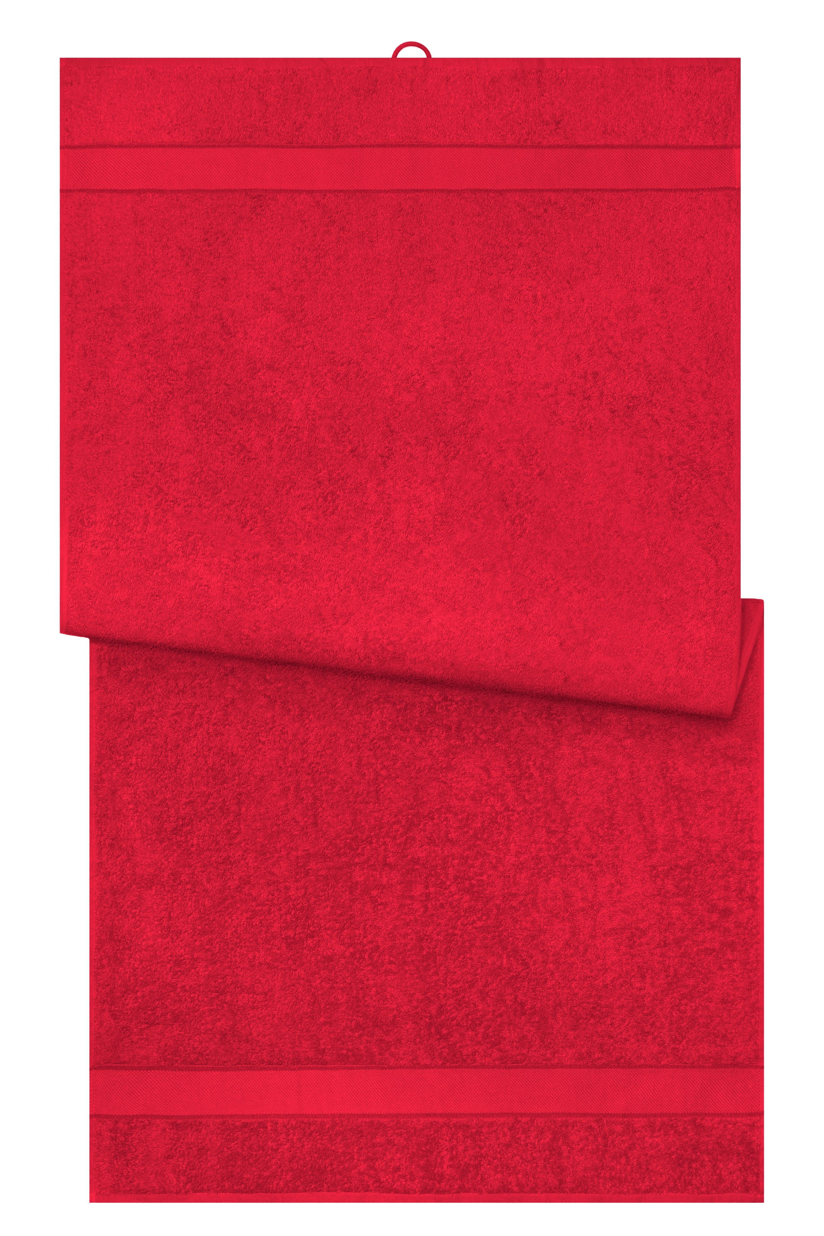 James & Nicholson Badetuch im modischen Design red