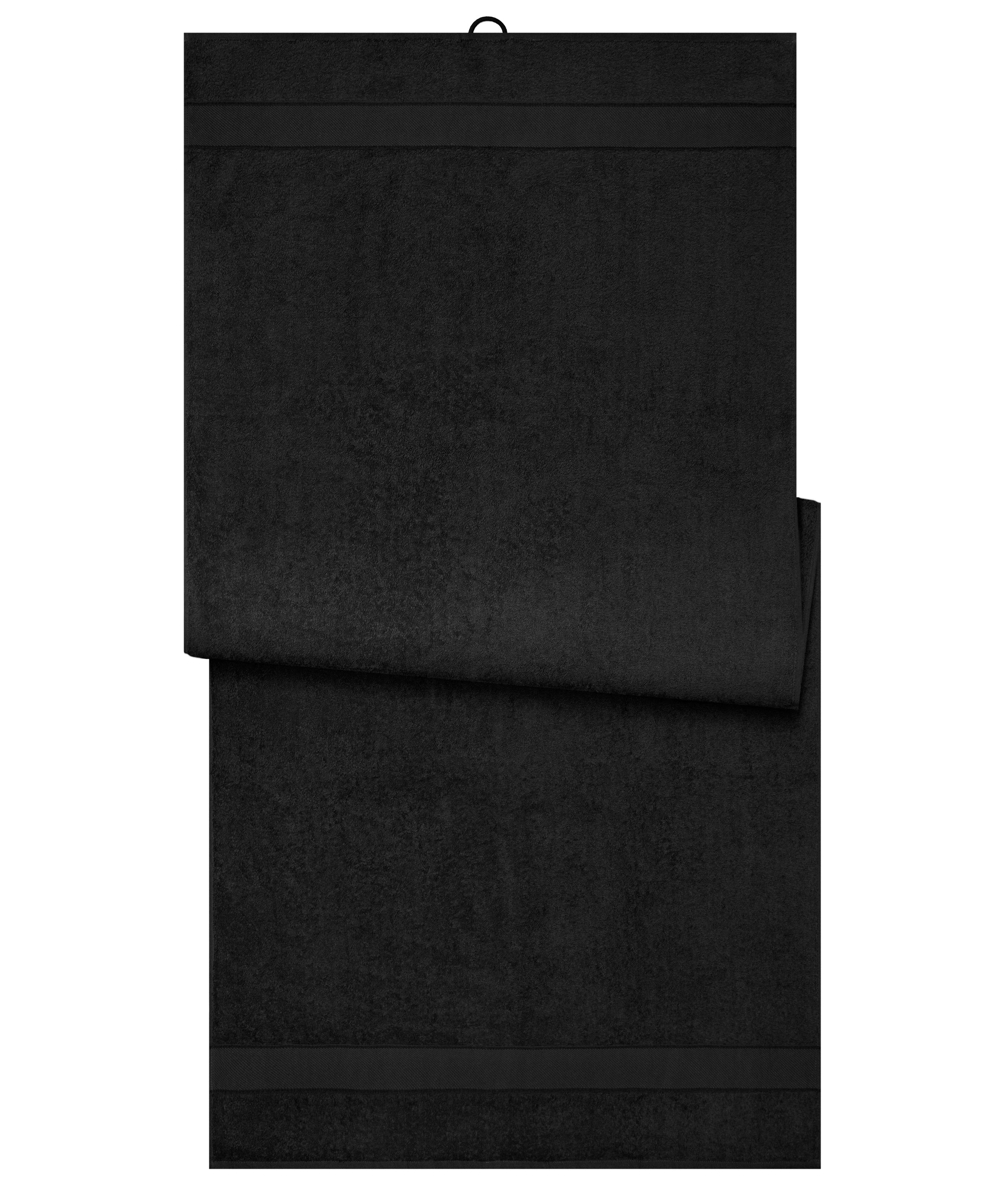 James & Nicholson Saunatuch im modischen Desgin black