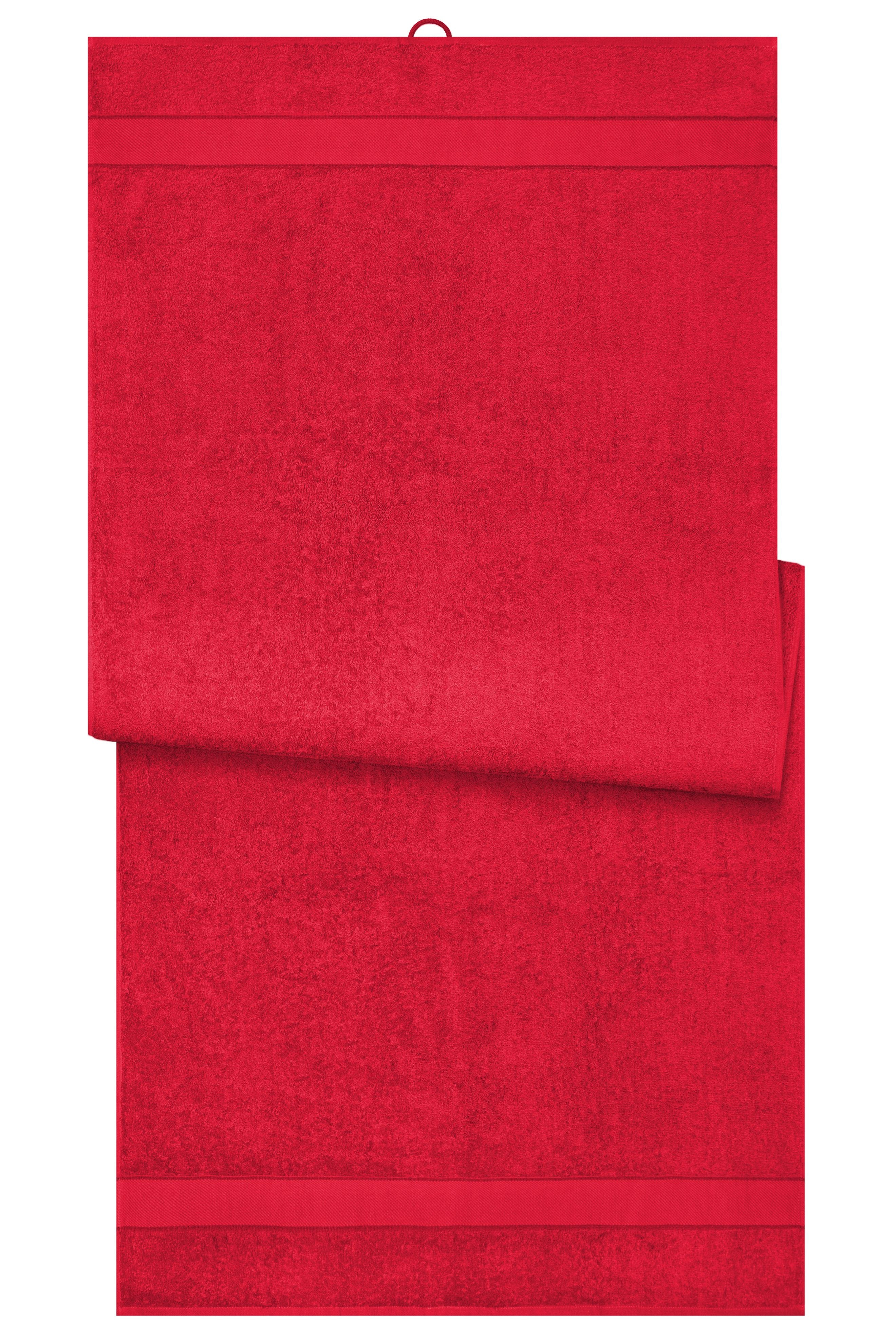 James & Nicholson Saunatuch im modischen Desgin red