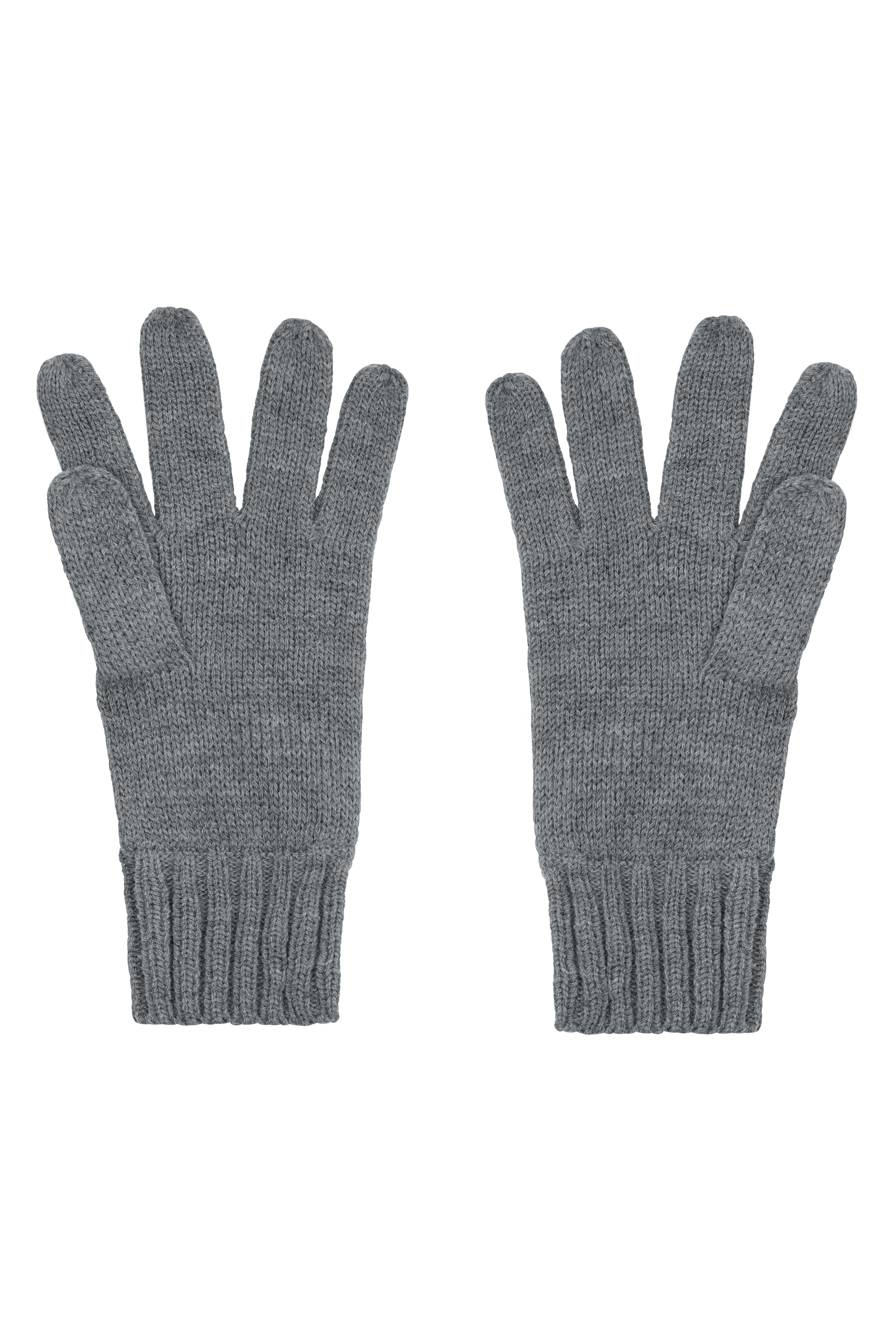 James & Nicholson Strickhandschuhe dark-grey-melange
