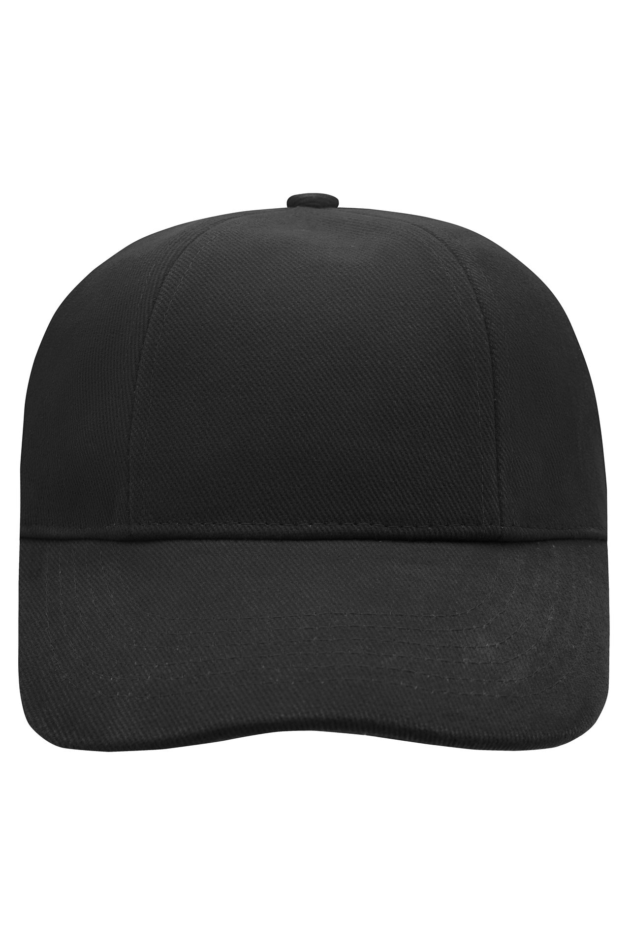 James & Nicholson Gedrehte Panel Cap black