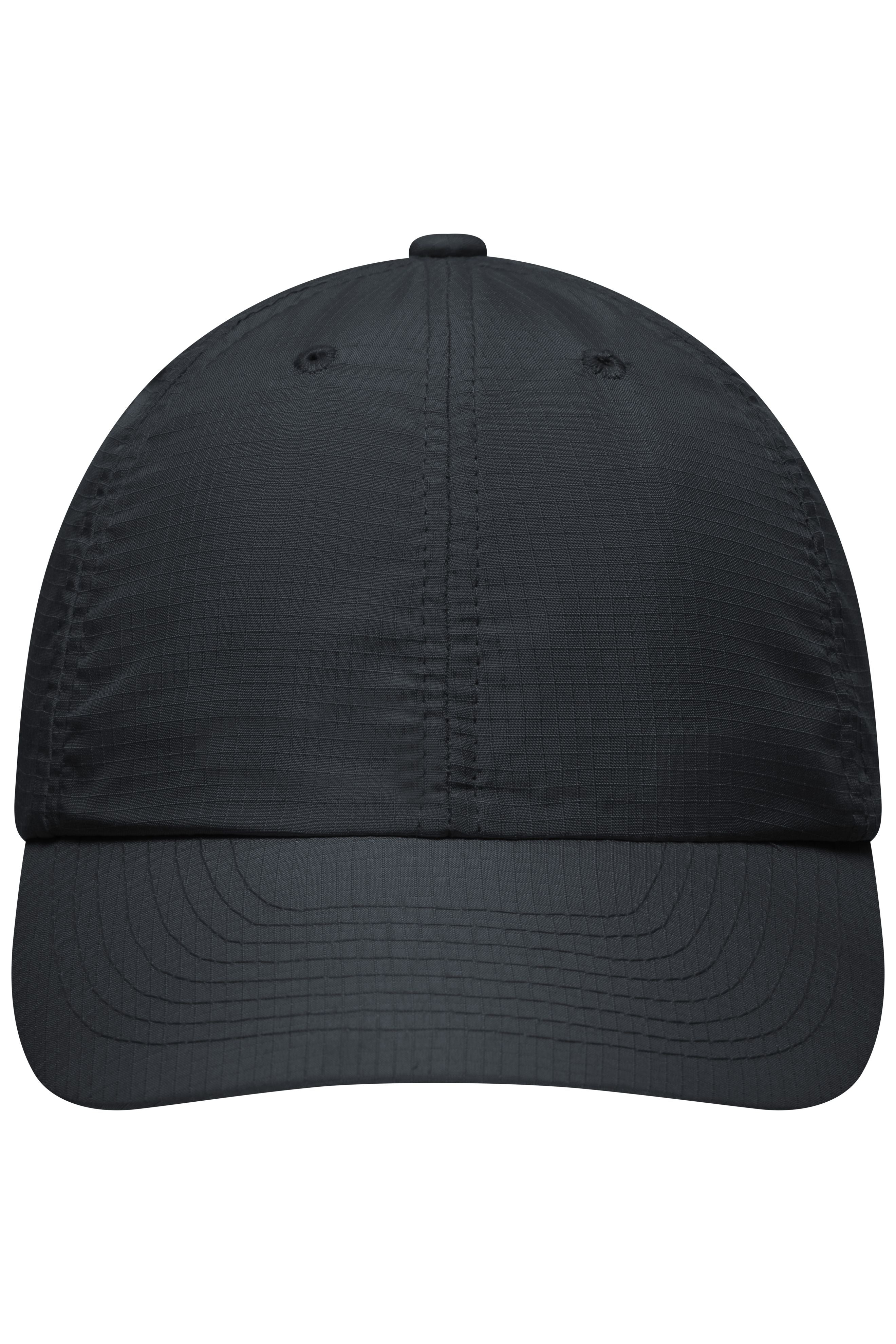 James & Nicholson Panel Coolmax Cap black
