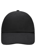 James & Nicholson Panel Cotton Cap black