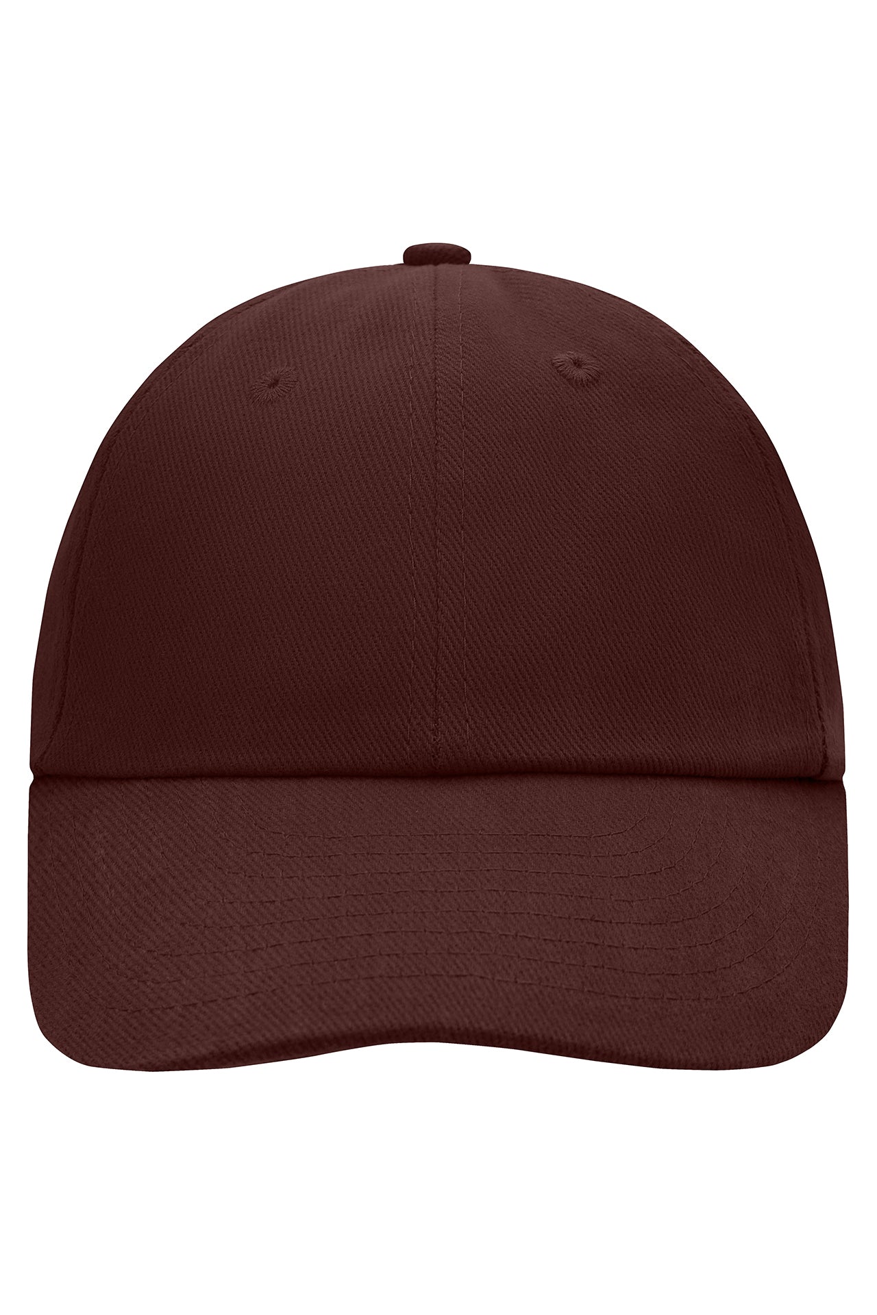 James & Nicholson Panel Cotton Cap dark-brown