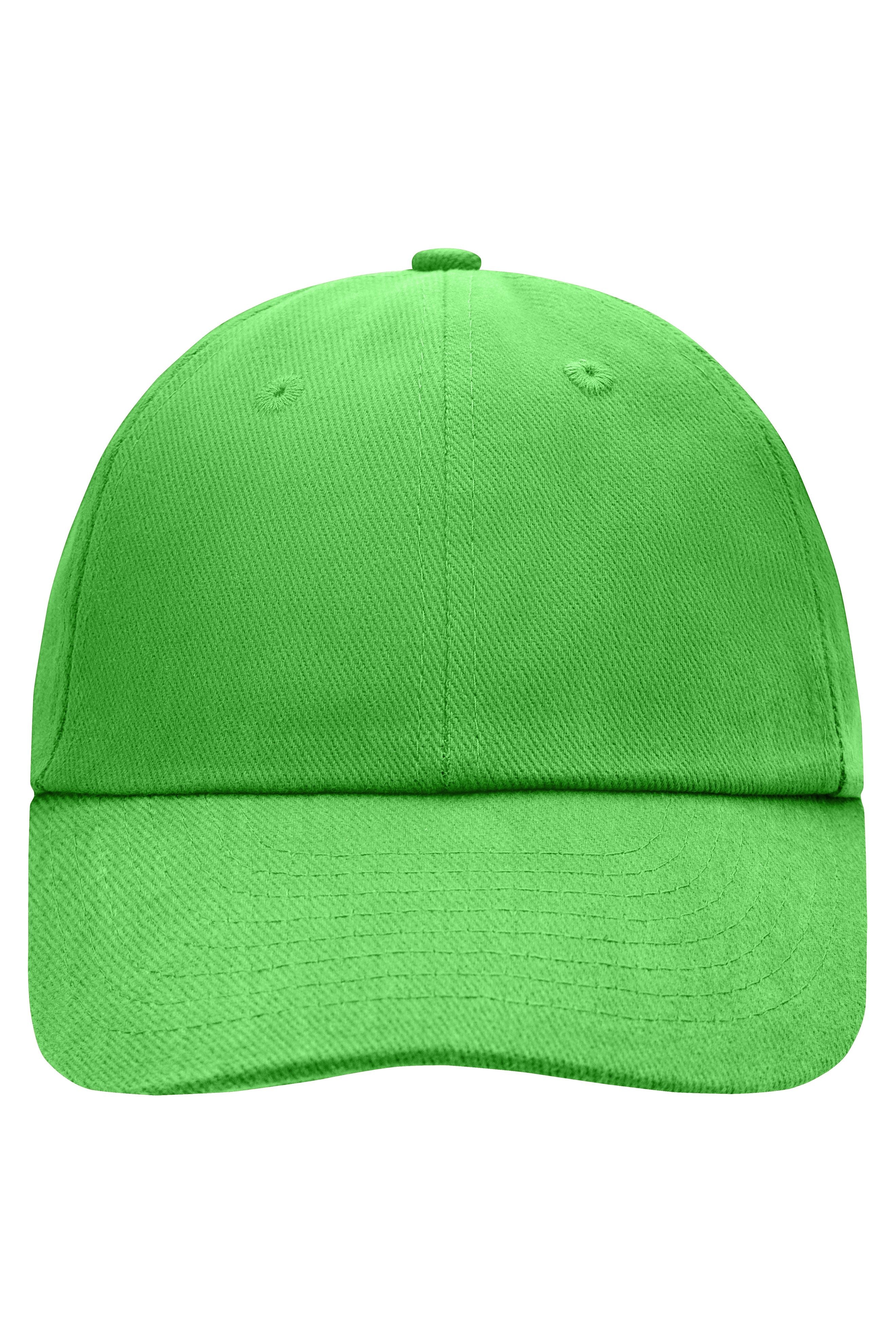 James & Nicholson Panel Cotton Cap lime-green