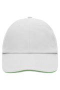 James & Nicholson Allround-Cap white/lime-green