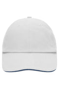 James & Nicholson Allround-Cap white/navy