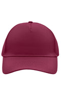 James & Nicholson Panel Cap ungebürstet burgundy