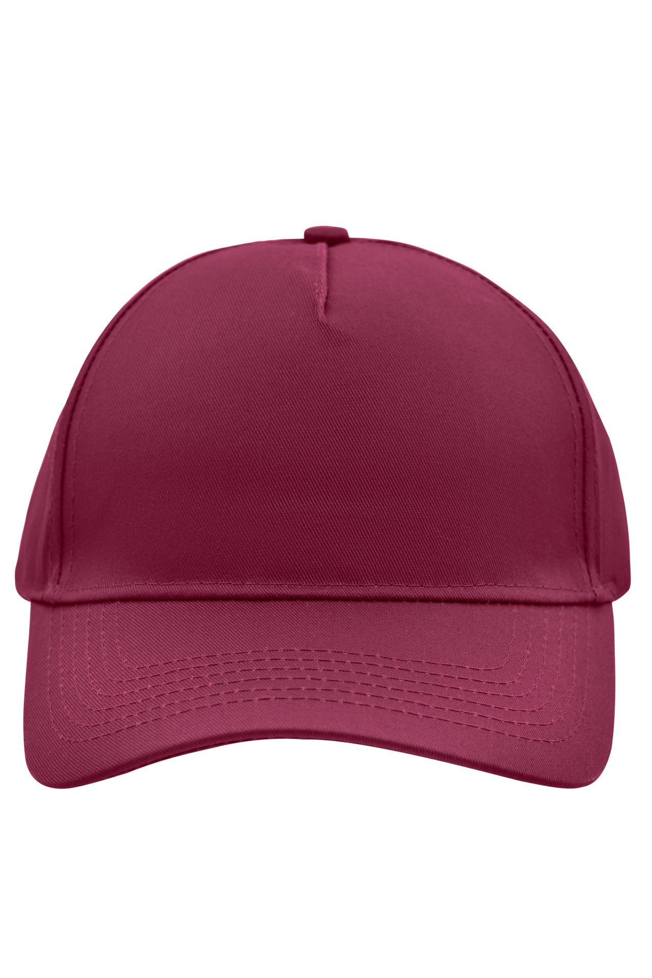 James & Nicholson Panel Cap ungebürstet burgundy