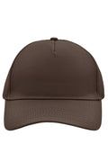James & Nicholson Panel Cap ungebürstet dark-brown