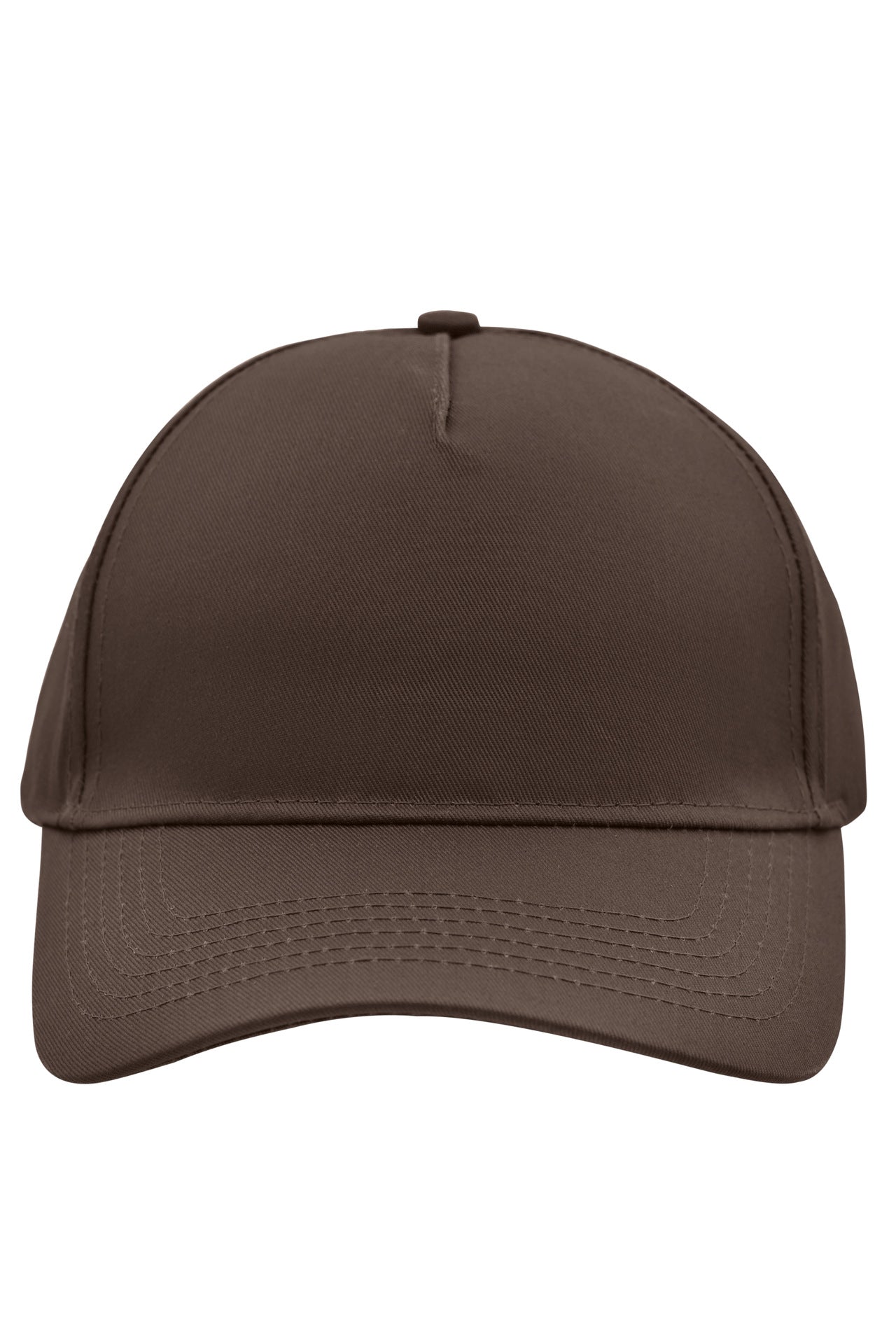 James & Nicholson Panel Cap ungebürstet dark-brown