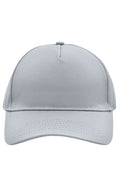 James & Nicholson Panel Cap ungebürstet grey