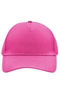 James & Nicholson Panel Cap ungebürstet pink