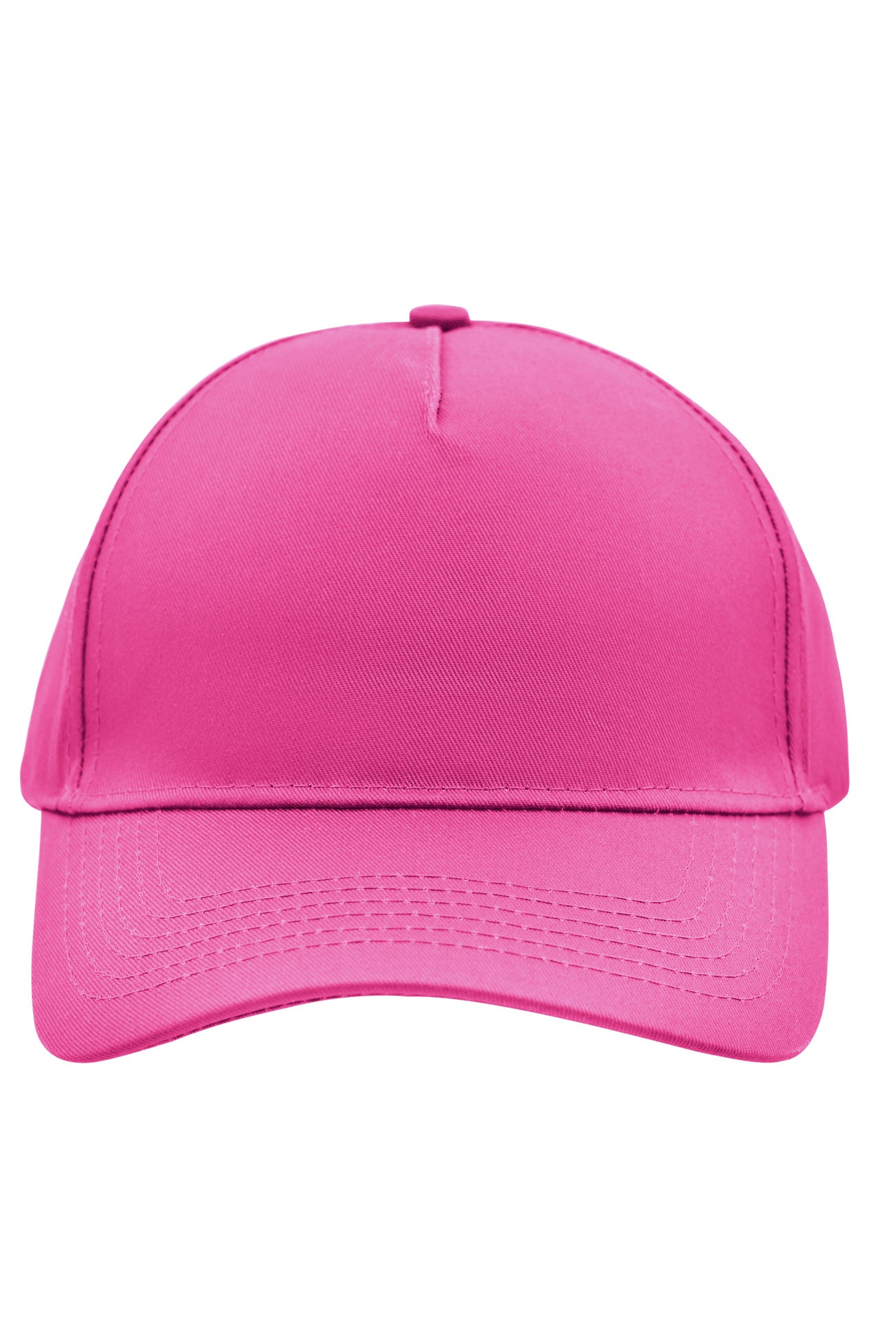 James & Nicholson Panel Cap ungebürstet pink