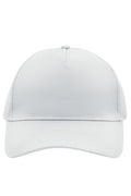 James & Nicholson Panel Cap ungebürstet white