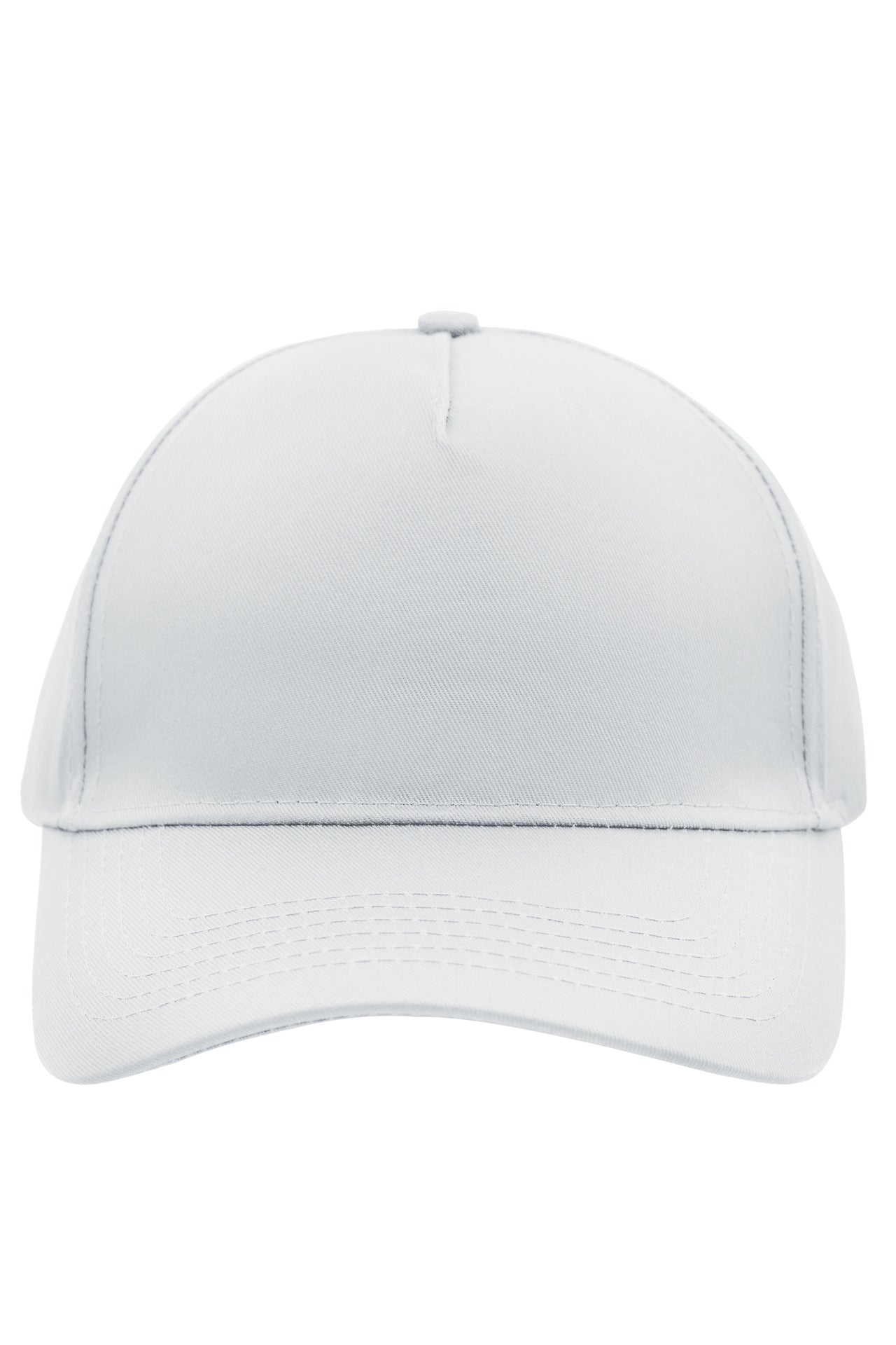 James & Nicholson Panel Cap ungebürstet white