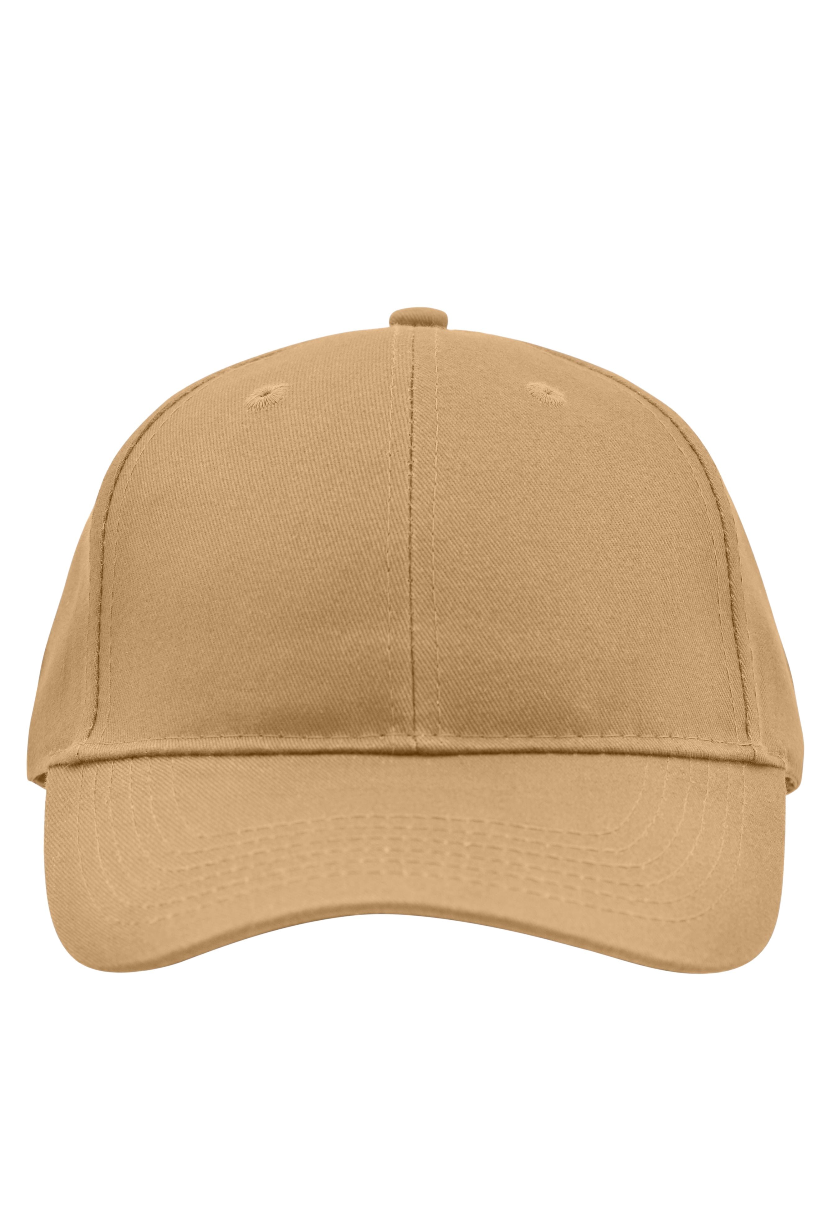 James & Nicholson Panel Cap gebürstet beige