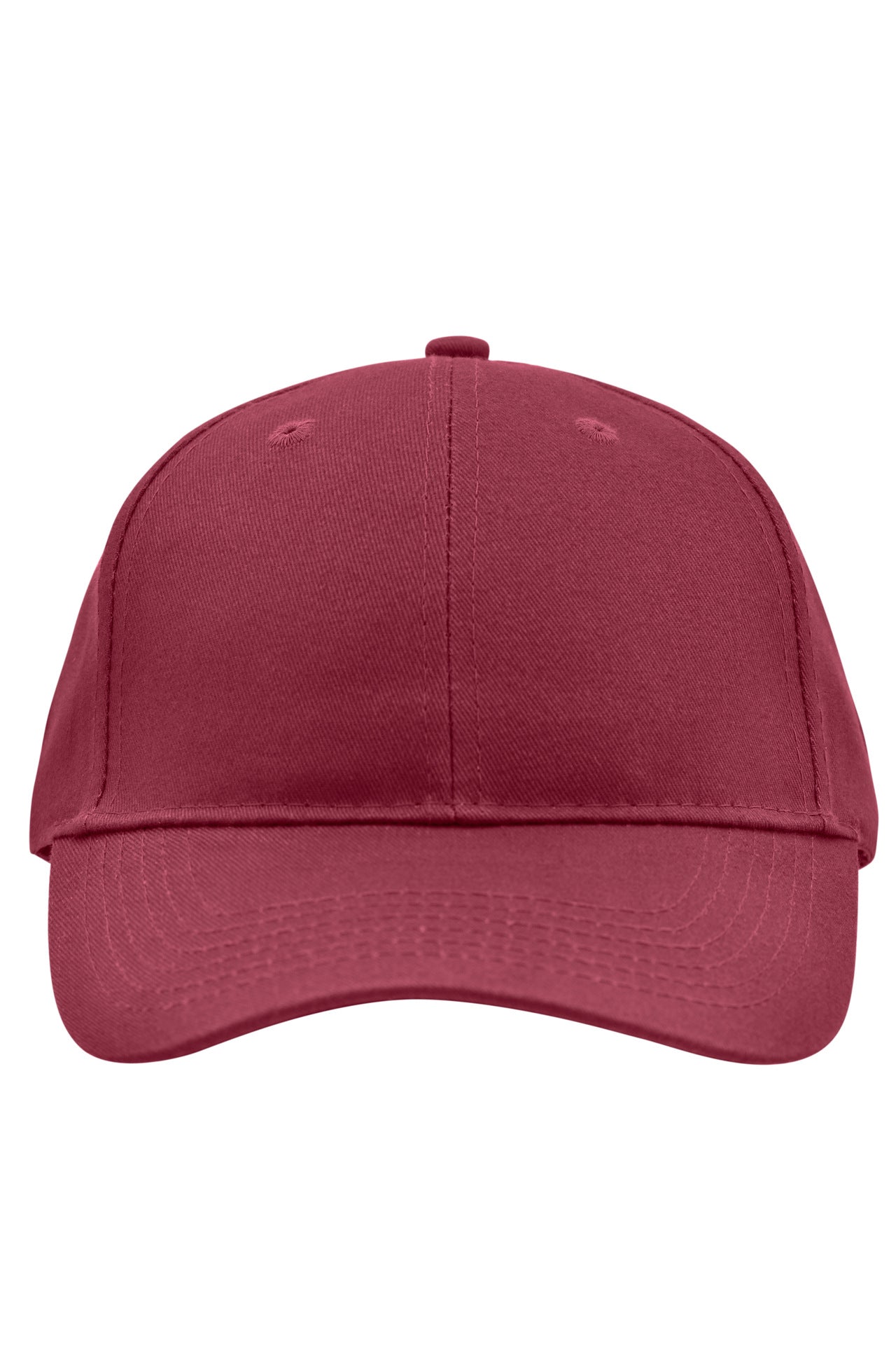 James & Nicholson Panel Cap gebürstet burgundy