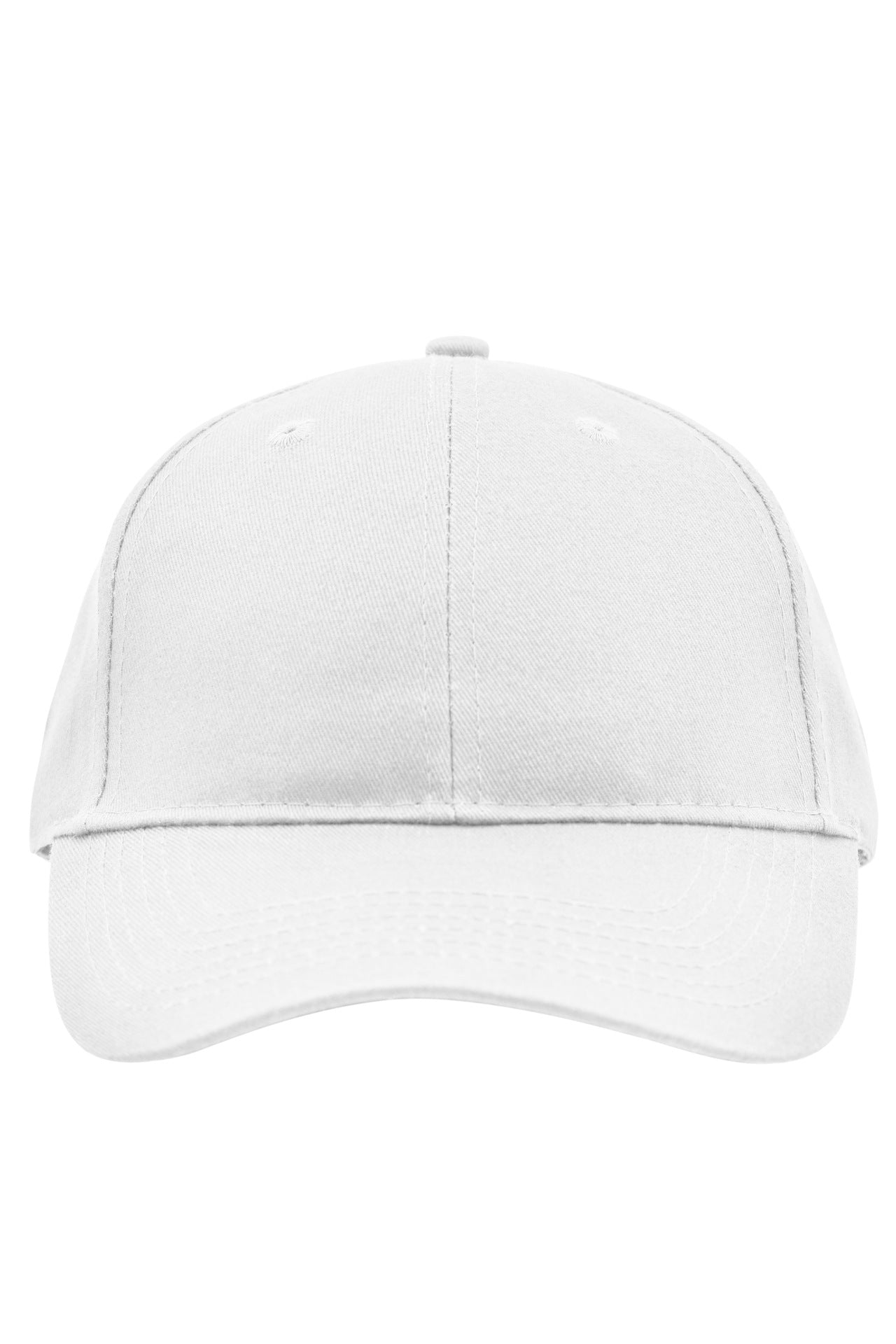 James & Nicholson Panel Cap gebürstet white