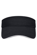 James & Nicholson Sandwich Sunvisor black/white