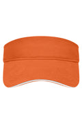James & Nicholson Sandwich Sunvisor orange/white