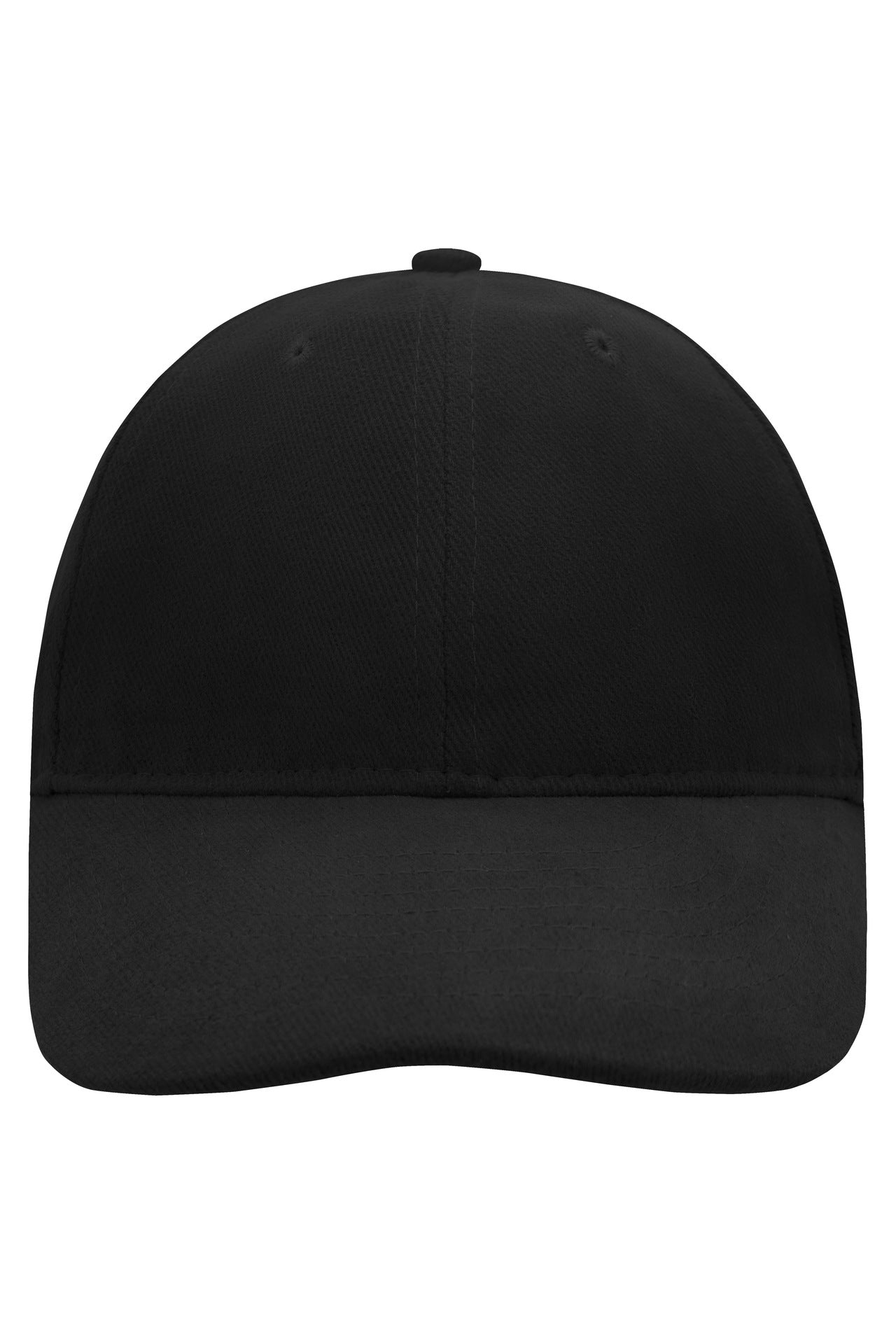 James & Nicholson Panel Softlining Cap black