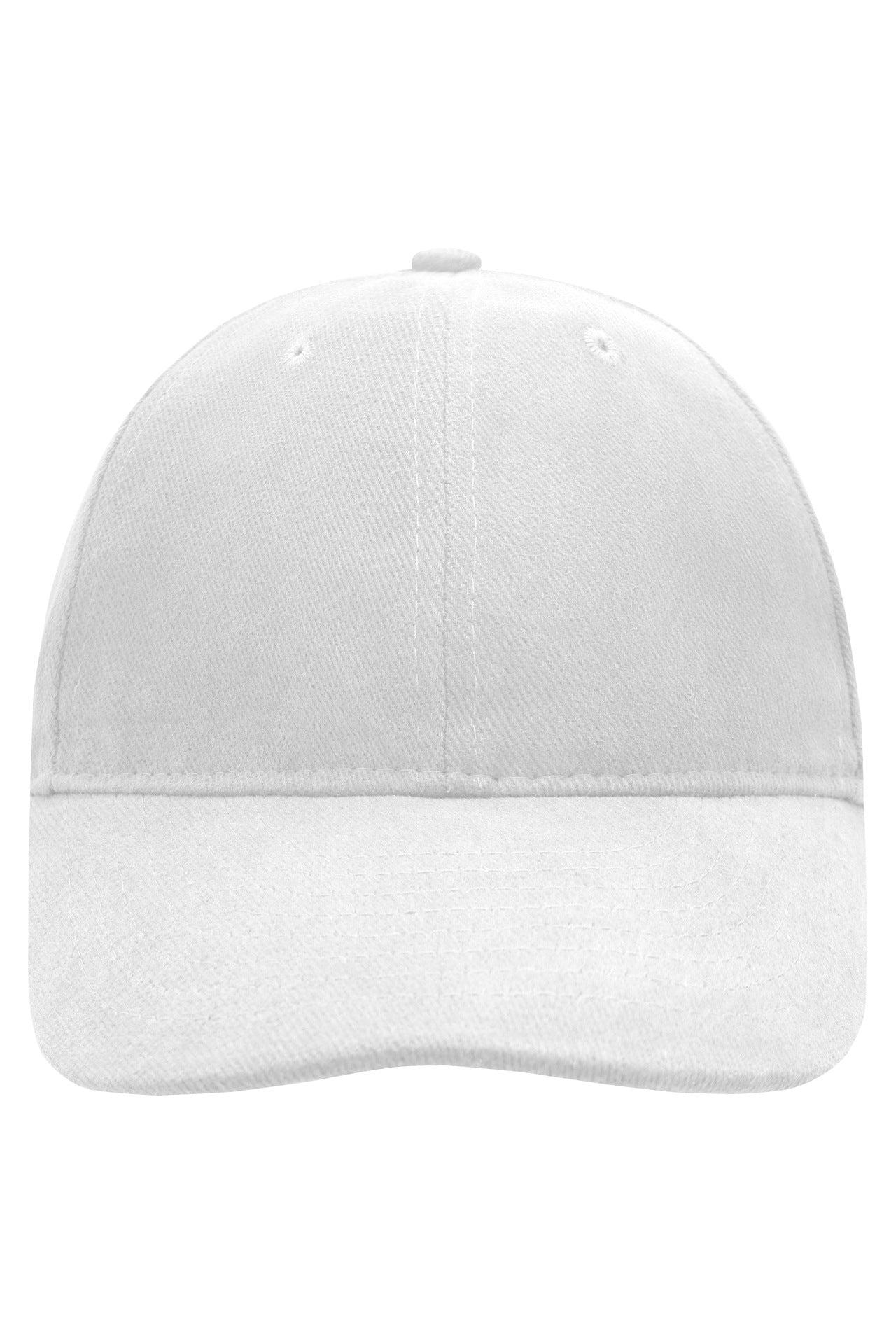 James & Nicholson Panel Softlining Cap white