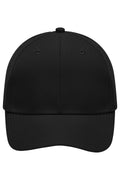 James & Nicholson Panel Microfaser Cap black