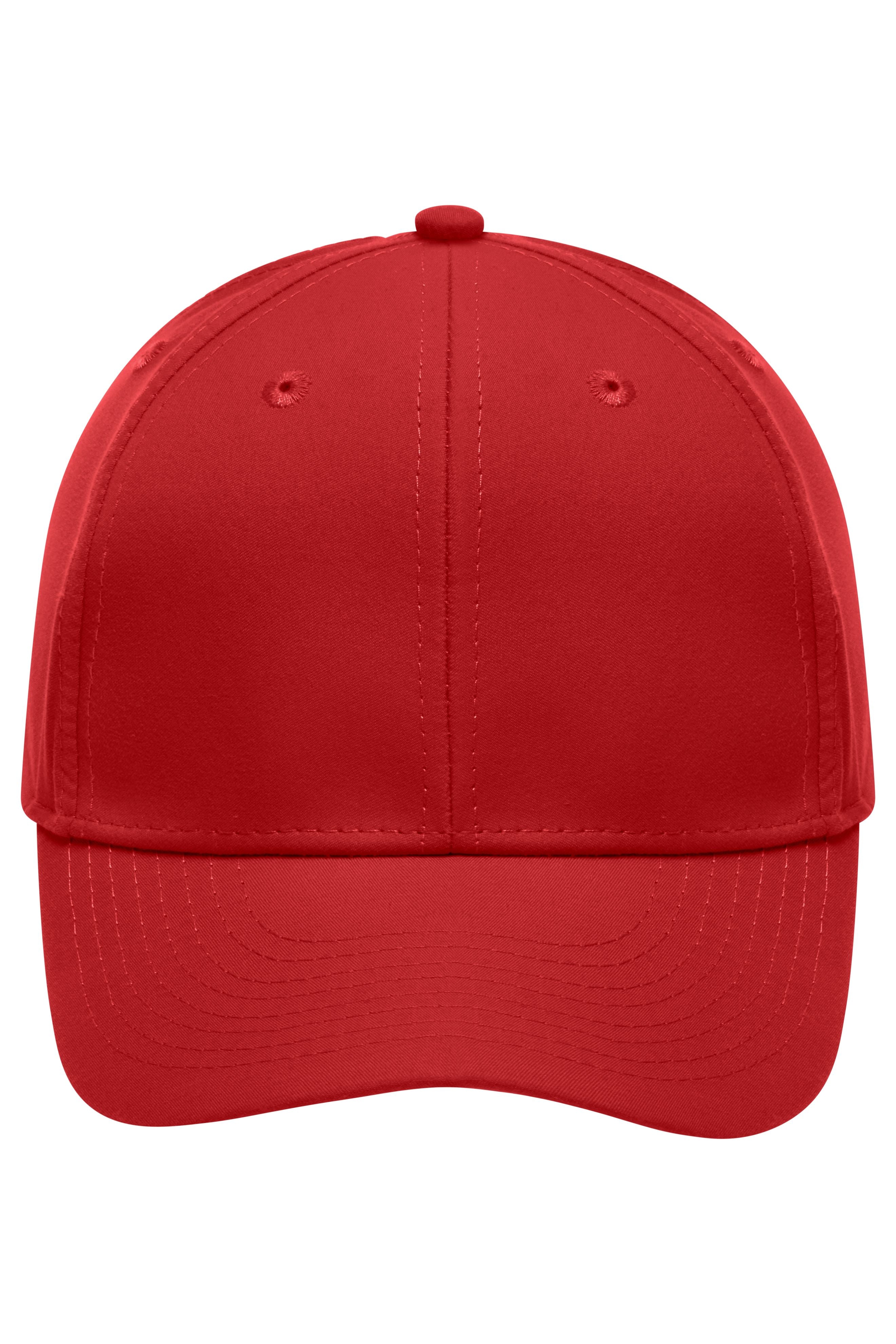 James & Nicholson Panel Microfaser Cap red