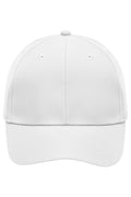 James & Nicholson Panel Microfaser Cap white