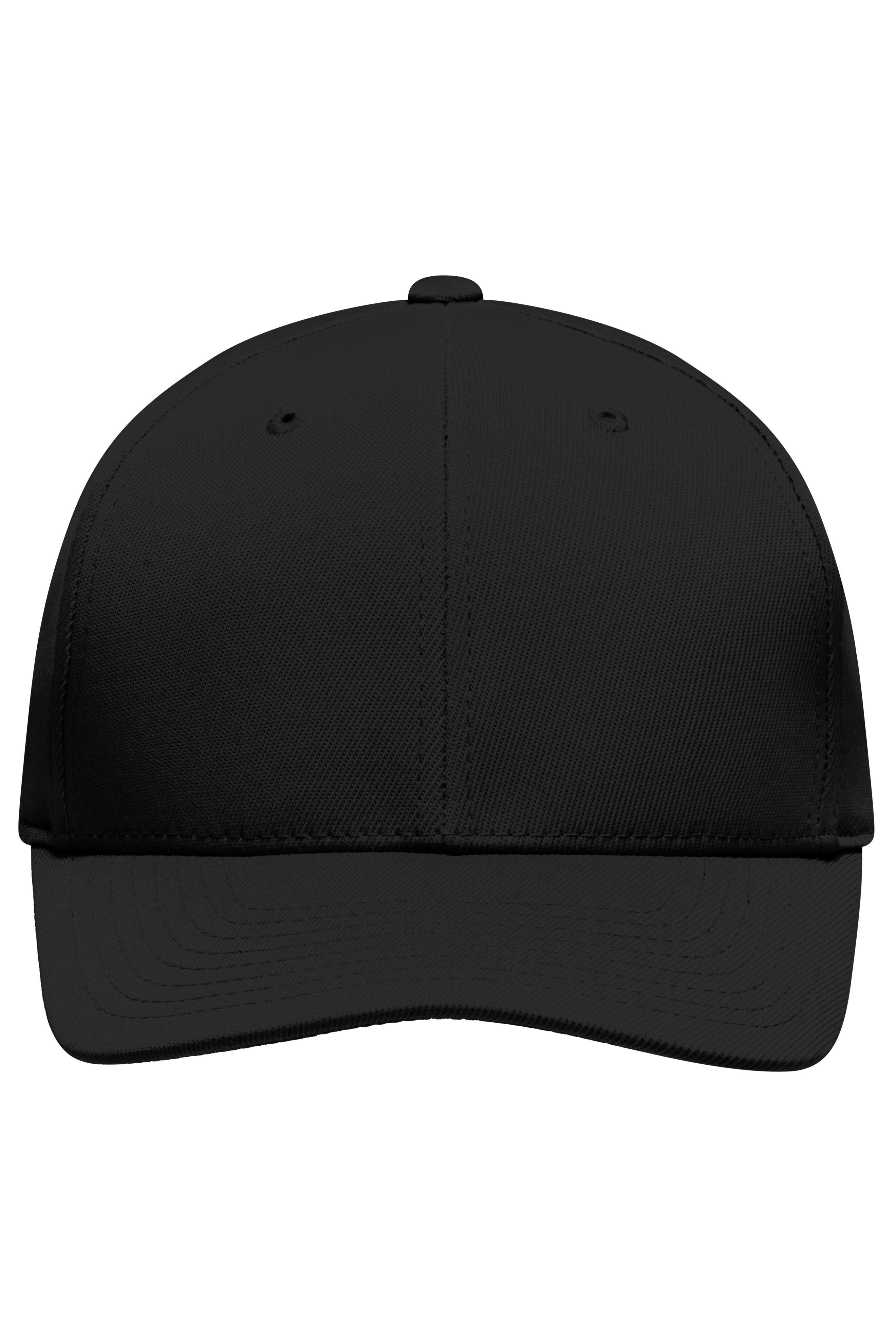 James & Nicholson Atmungsaktive Flexfit Cap black