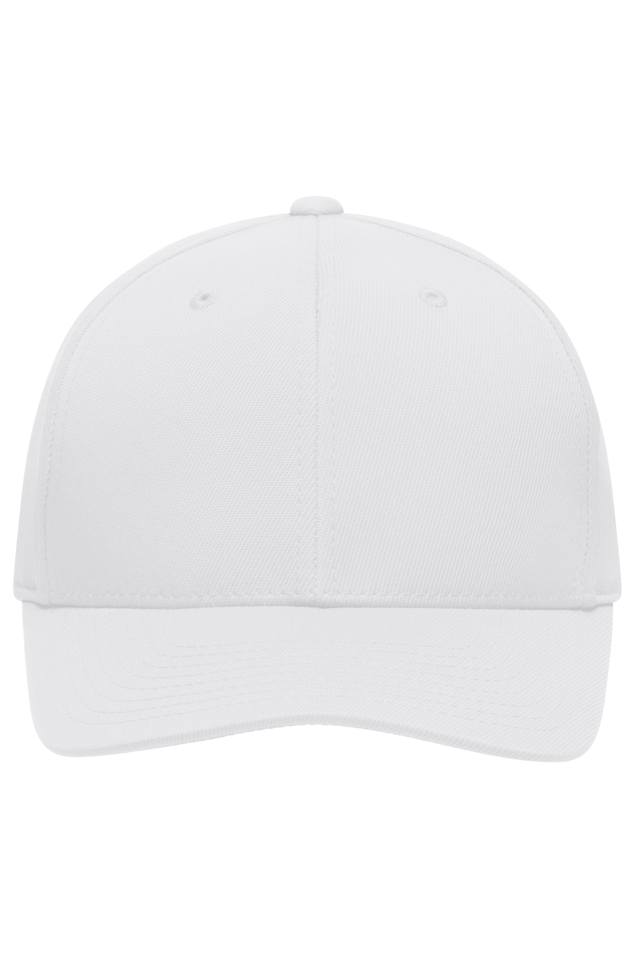 James & Nicholson Atmungsaktive Flexfit Cap white