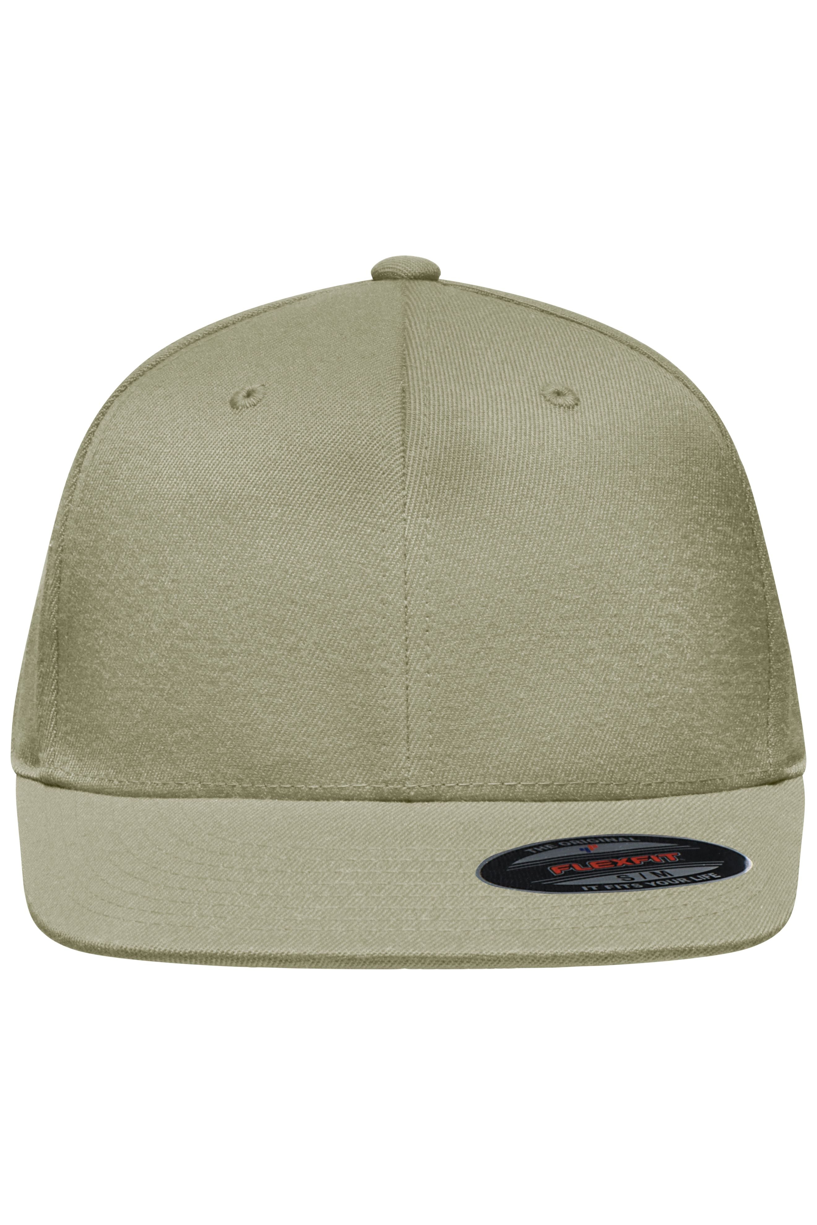 James & Nicholson Flexfit Flatpeak Cap khaki