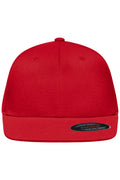 James & Nicholson Flexfit Flatpeak Cap red