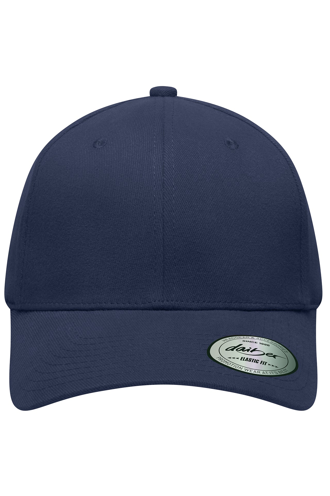 James & Nicholson Panel Cap Elastic Fit navy