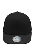 James & Nicholson Panel Cap Flat Peak black/black