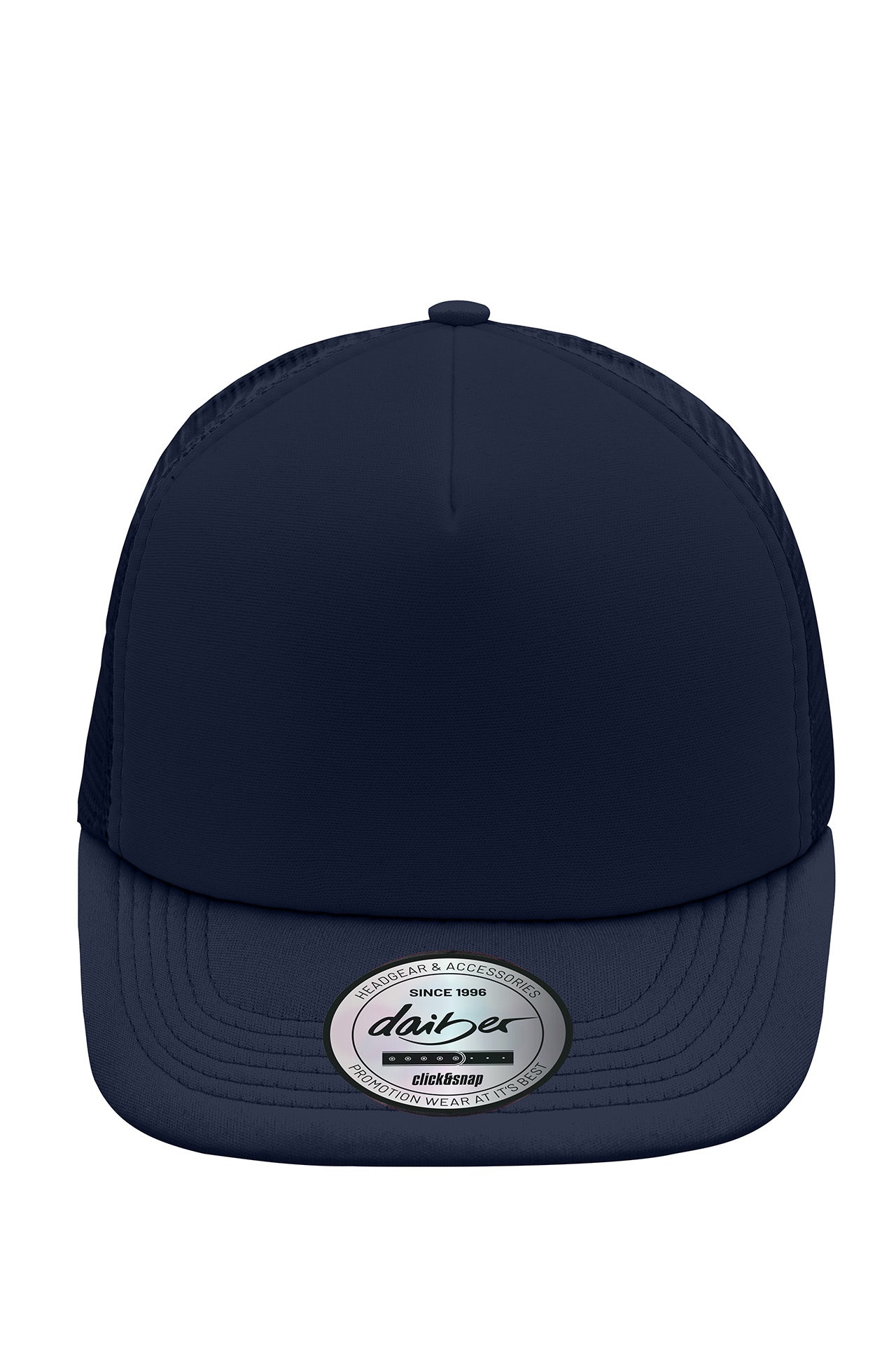 James & Nicholson Panel Cap Flat Peak navy/navy
