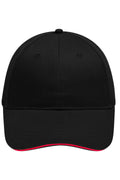 James & Nicholson Cap black/red
