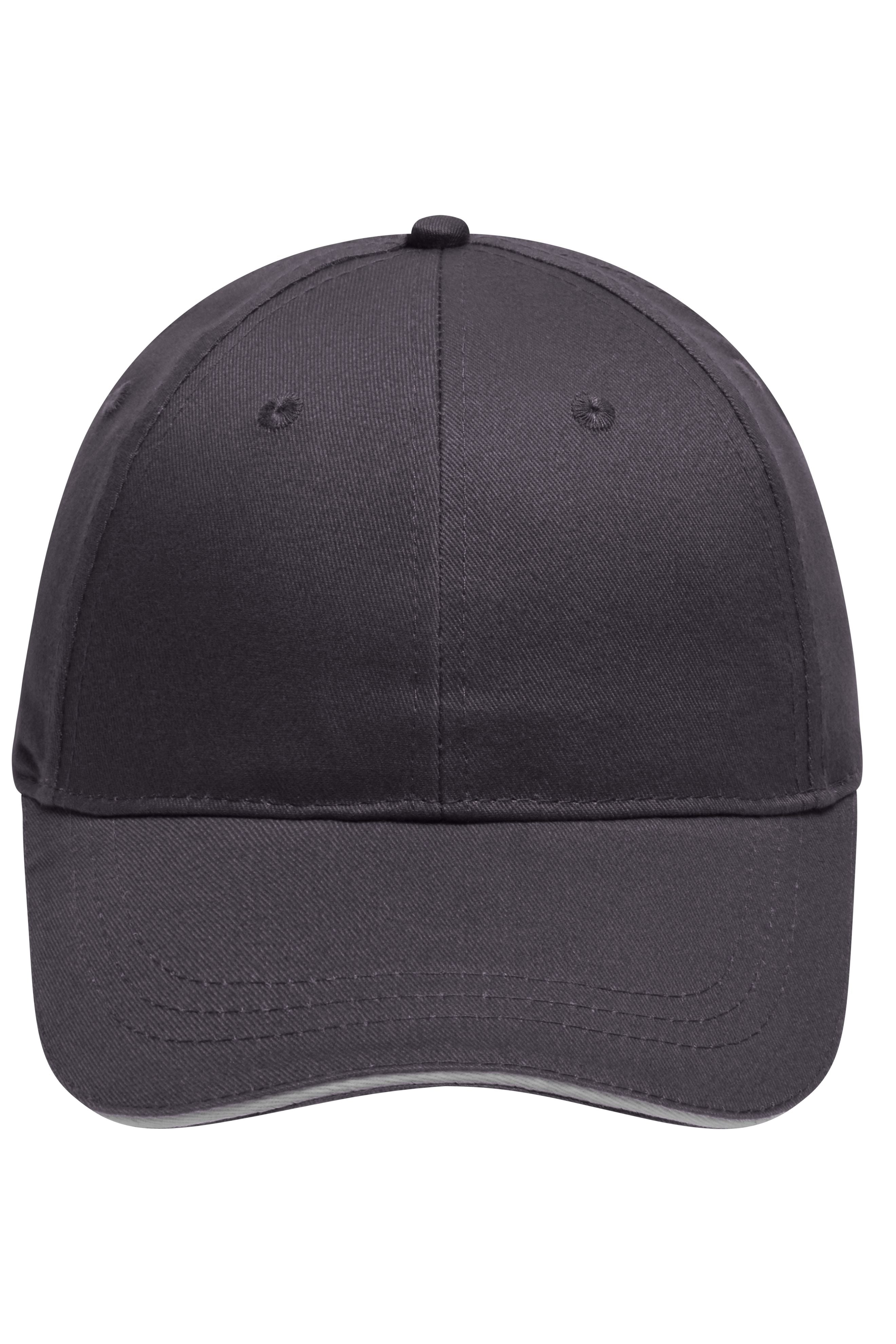 James & Nicholson Cap carbon/light-grey