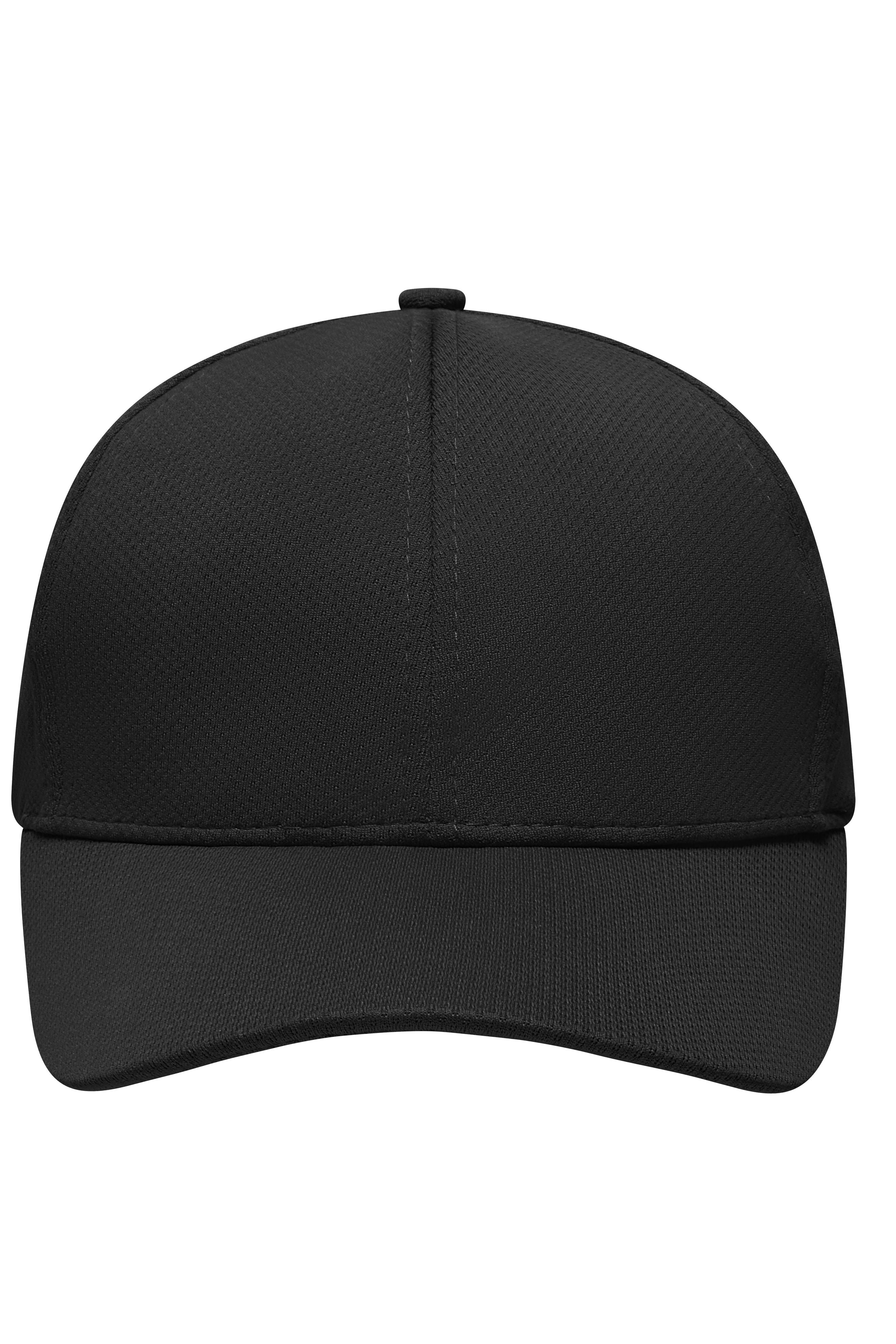 James & Nicholson Panel Sport Mesh Cap black